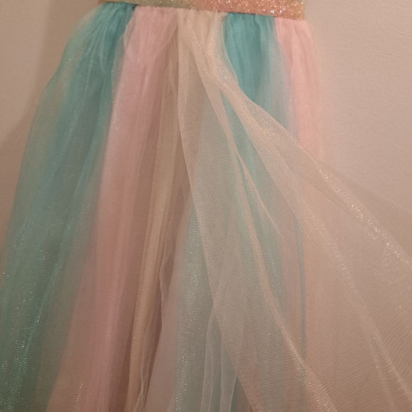 BONNIE JEAN GIRL RAINBOW DRESS SIZE 6X - Picture 5 of 7